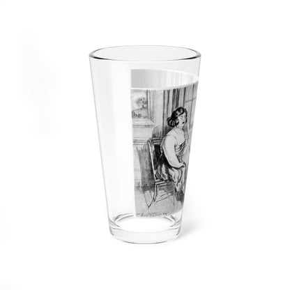 The Fattest Girl in the Movies, Screenland, April 1923 (Magazine Illustration) Pint Glass 16oz-Go Mug Yourself