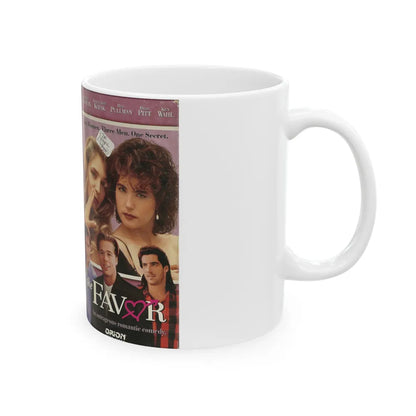 THE FAVOR ORION BRAD PITT (VHS COVER) - White Coffee Mug-Go Mug Yourself