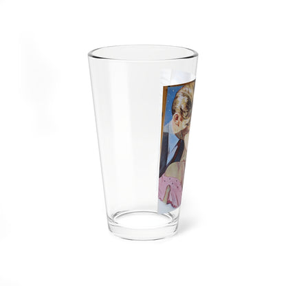 The Fearful Heart (Magazine Illustration) Pint Glass 16oz-Go Mug Yourself