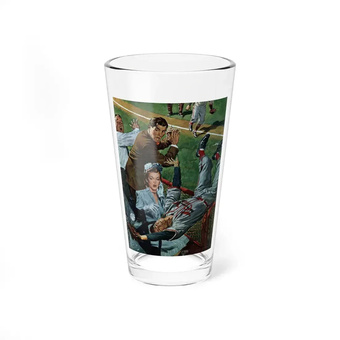 The Feeling is Mutual, Collier's, July 12, 1947 (Magazine Illustration) Pint Glass 16oz 16oz - Go Mug Yourself