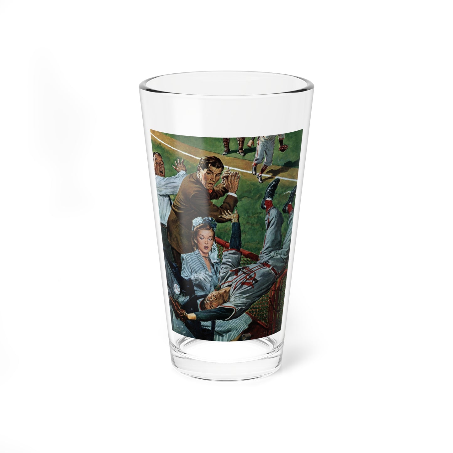 The Feeling is Mutual, Collier's, July 12, 1947 (Magazine Illustration) Pint Glass 16oz-16oz-Go Mug Yourself