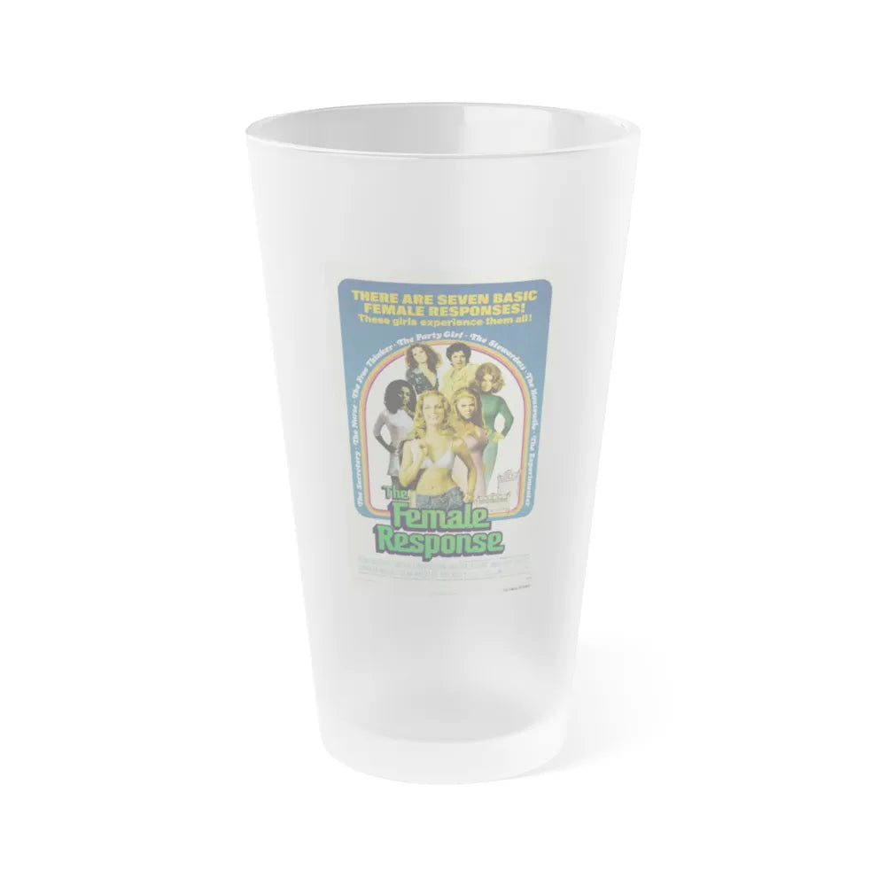 THE FEMALE RESPONSE 1973 Movie Poster - Frosted Pint Glass 16oz-16oz-Frosted-Go Mug Yourself