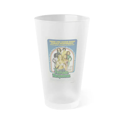THE FEMALE RESPONSE 1973 Movie Poster - Frosted Pint Glass 16oz 16oz Frosted - Go Mug Yourself