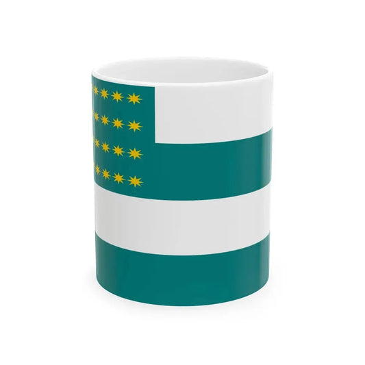 The Fenian Flag 1858 (Ireland) White Coffee Mug 11oz - Go Mug Yourself