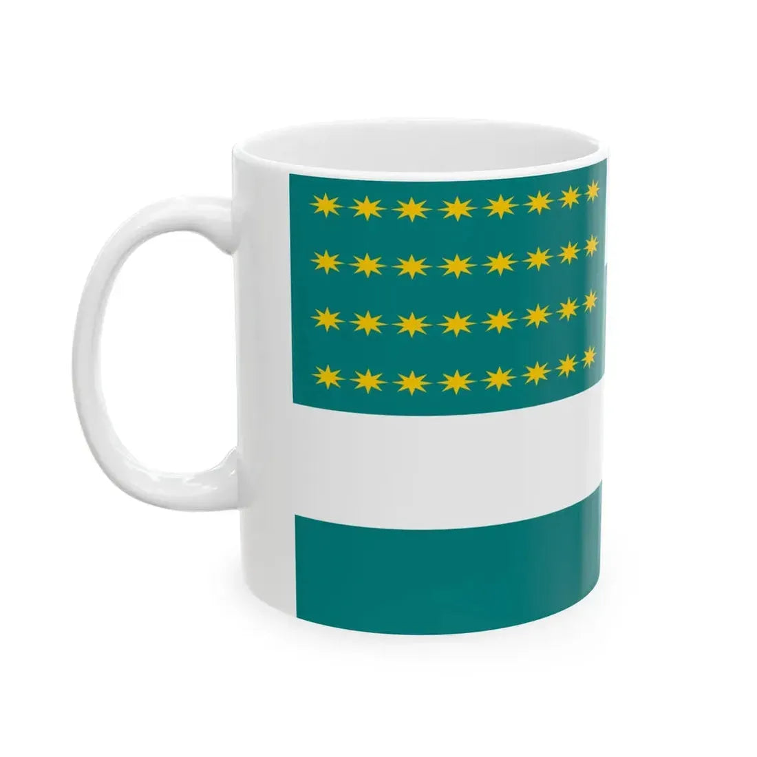 The Fenian Flag 1858 (Ireland) White Coffee Mug - Go Mug Yourself