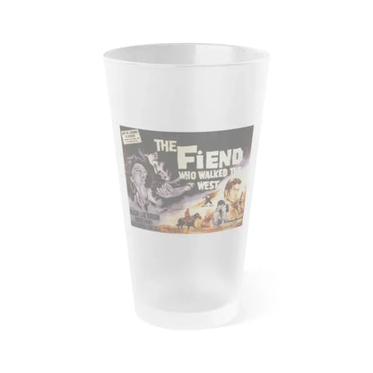 THE FIEND WHO WALKED THE WEST 1958 Movie Poster - Frosted Pint Glass 16oz 16oz Frosted - Go Mug Yourself