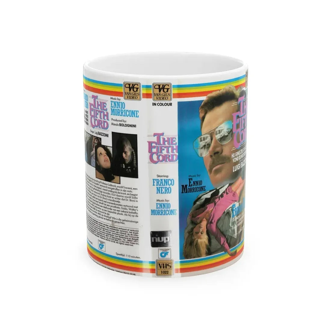 THE FIFTH CORD (VHS COVER) - White Coffee Mug 11oz - Go Mug Yourself