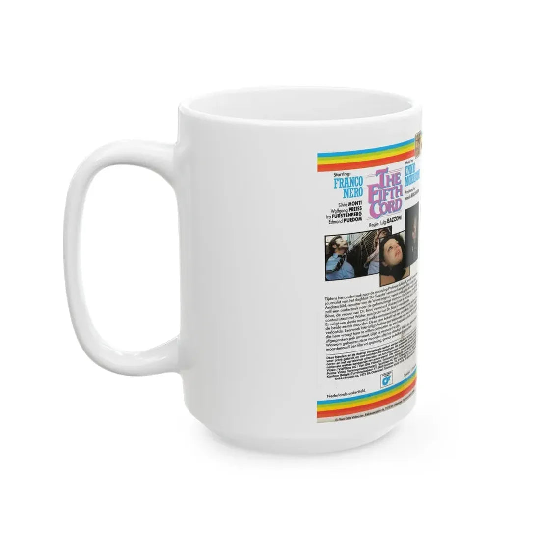 THE FIFTH CORD (VHS COVER) - White Coffee Mug - Go Mug Yourself