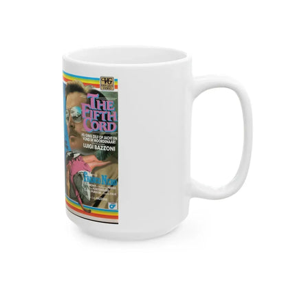 THE FIFTH CORD (VHS COVER) - White Coffee Mug - Go Mug Yourself