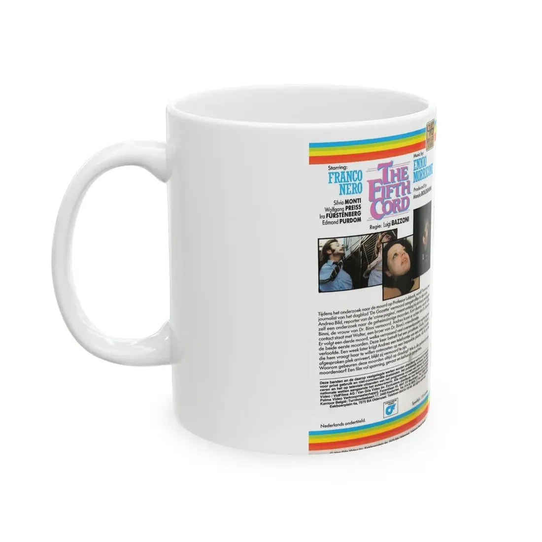 THE FIFTH CORD (VHS COVER) - White Coffee Mug - Go Mug Yourself