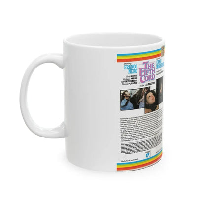 THE FIFTH CORD (VHS COVER) - White Coffee Mug - Go Mug Yourself