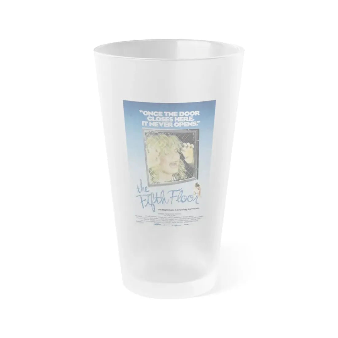 THE FIFTH FLOOR 1978 Movie Poster - Frosted Pint Glass 16oz 16oz Frosted - Go Mug Yourself