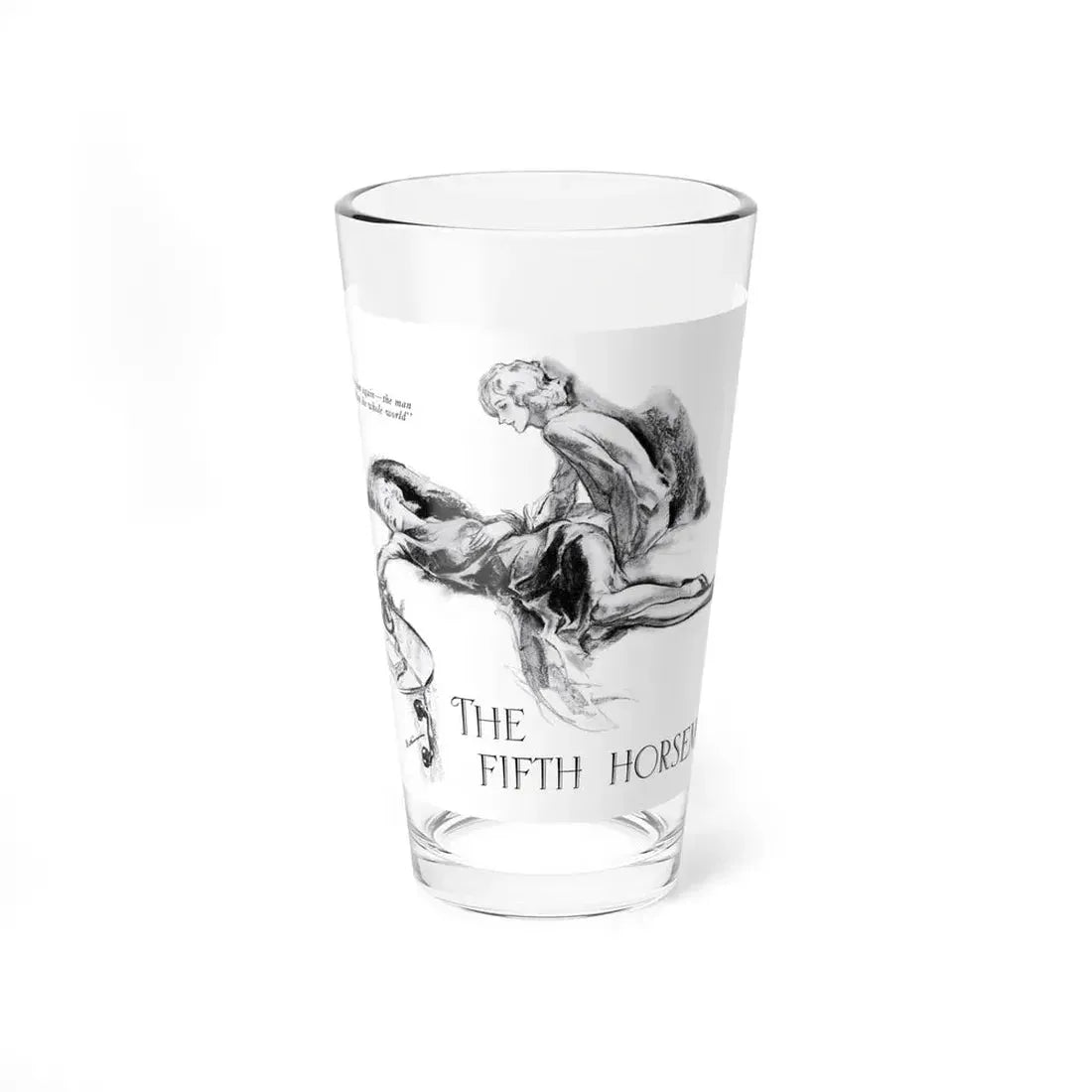 The Fifth Horseman (Pt. 4), McCall's, July 1930 (Magazine Illustration) Pint Glass 16oz 16oz - Go Mug Yourself