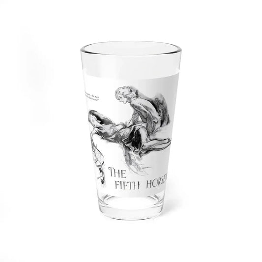 The Fifth Horseman (Pt. 4), McCall's, July 1930 (Magazine Illustration) Pint Glass 16oz 16oz - Go Mug Yourself