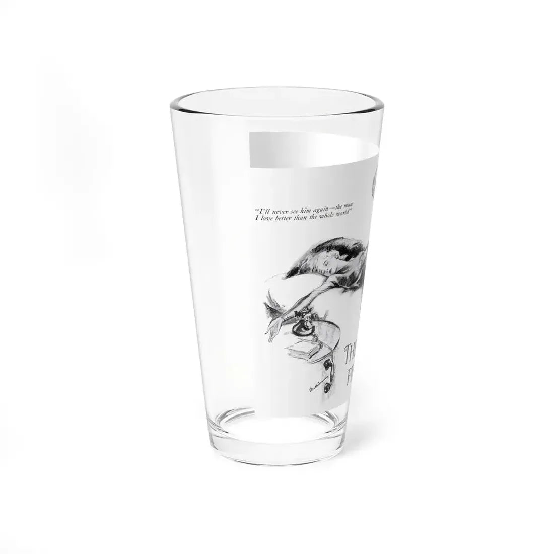The Fifth Horseman (Pt. 4), McCall's, July 1930 (Magazine Illustration) Pint Glass 16oz - Go Mug Yourself