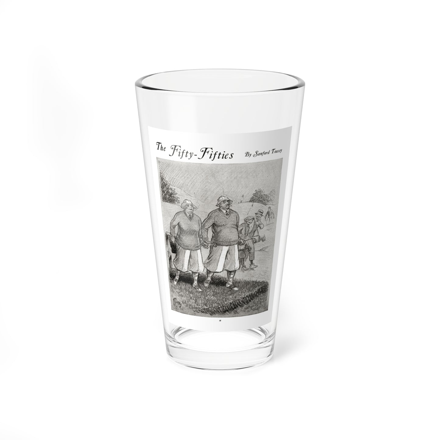 The Fifty-Fifties, Judge magazine, May 19, 1928 (Magazine Illustration) Pint Glass 16oz-16oz-Go Mug Yourself