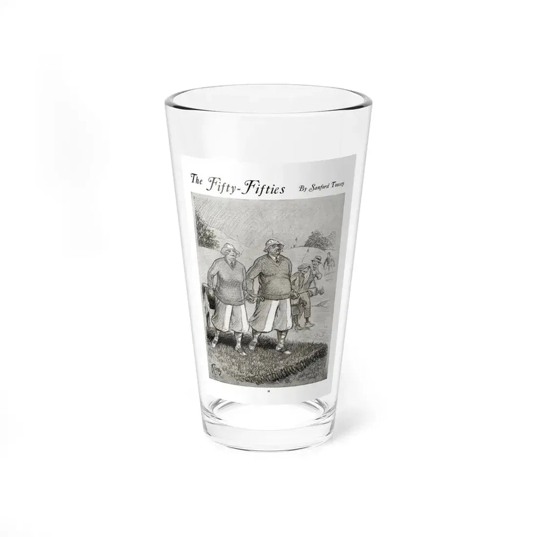 The Fifty-Fifties, Judge magazine, May 19, 1928 (Magazine Illustration) Pint Glass 16oz 16oz - Go Mug Yourself