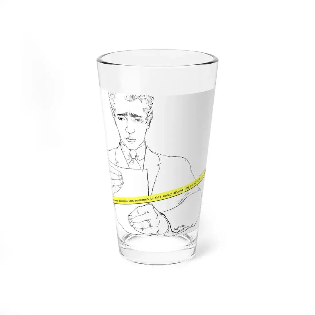 The Fight For Innocent Men's Reputations, Redbook, August 1956 (Magazine Illustration) Pint Glass 16oz 16oz - Go Mug Yourself