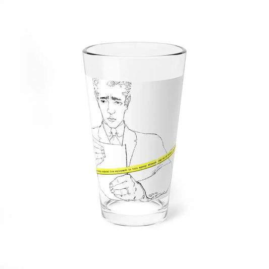 The Fight For Innocent Men's Reputations, Redbook, August 1956 (Magazine Illustration) Pint Glass 16oz 16oz - Go Mug Yourself