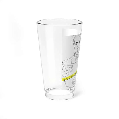 The Fight For Innocent Men's Reputations, Redbook, August 1956 (Magazine Illustration) Pint Glass 16oz - Go Mug Yourself