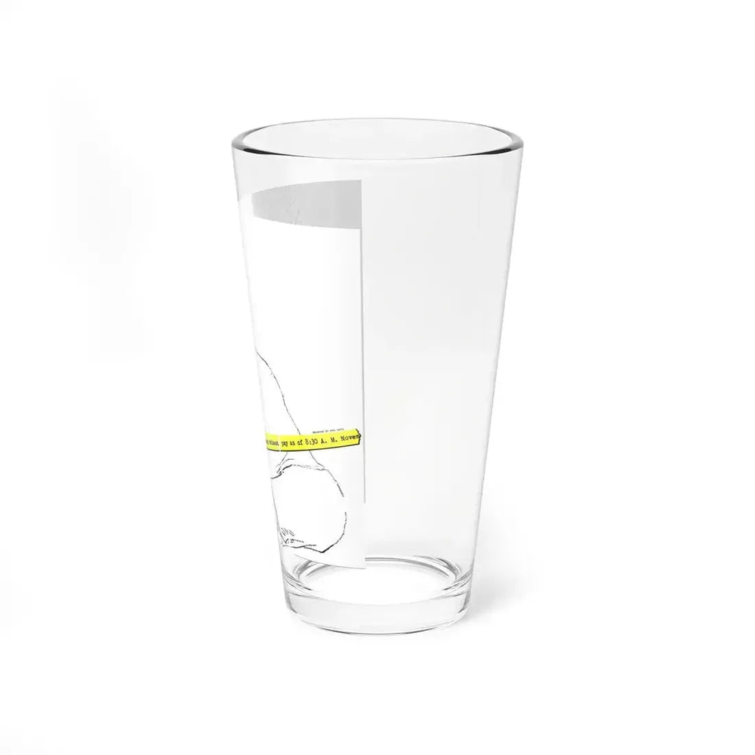 The Fight For Innocent Men's Reputations, Redbook, August 1956 (Magazine Illustration) Pint Glass 16oz - Go Mug Yourself