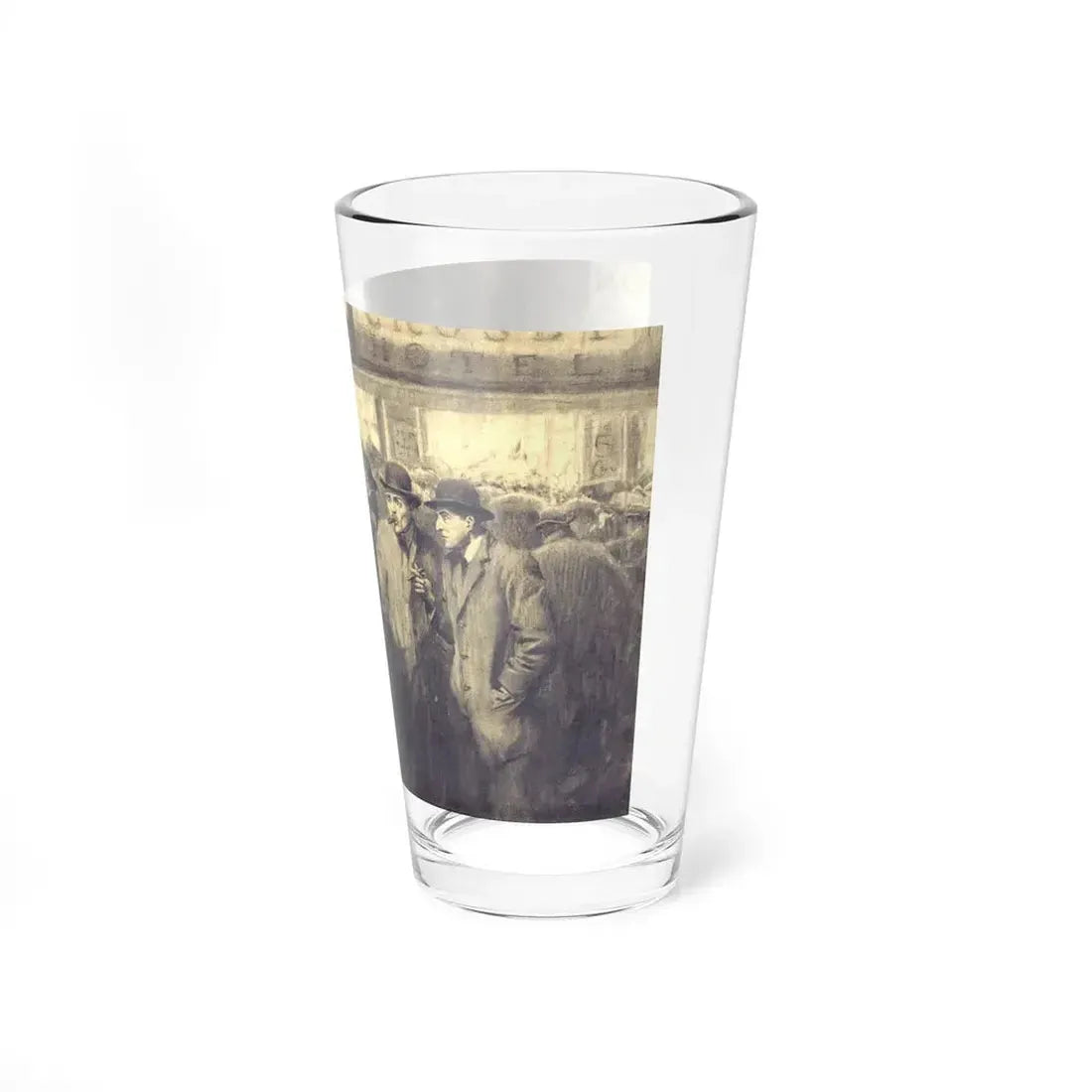 The Fighting Six (Easy Money), Saturday Evening Post illustration, May 10, 1913 (Magazine Illustration) Pint Glass 16oz - Go Mug Yourself
