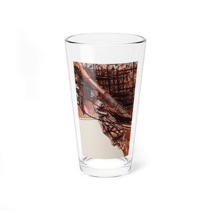 The Figurehead (Magazine Illustration) Pint Glass 16oz-16oz-Go Mug Yourself