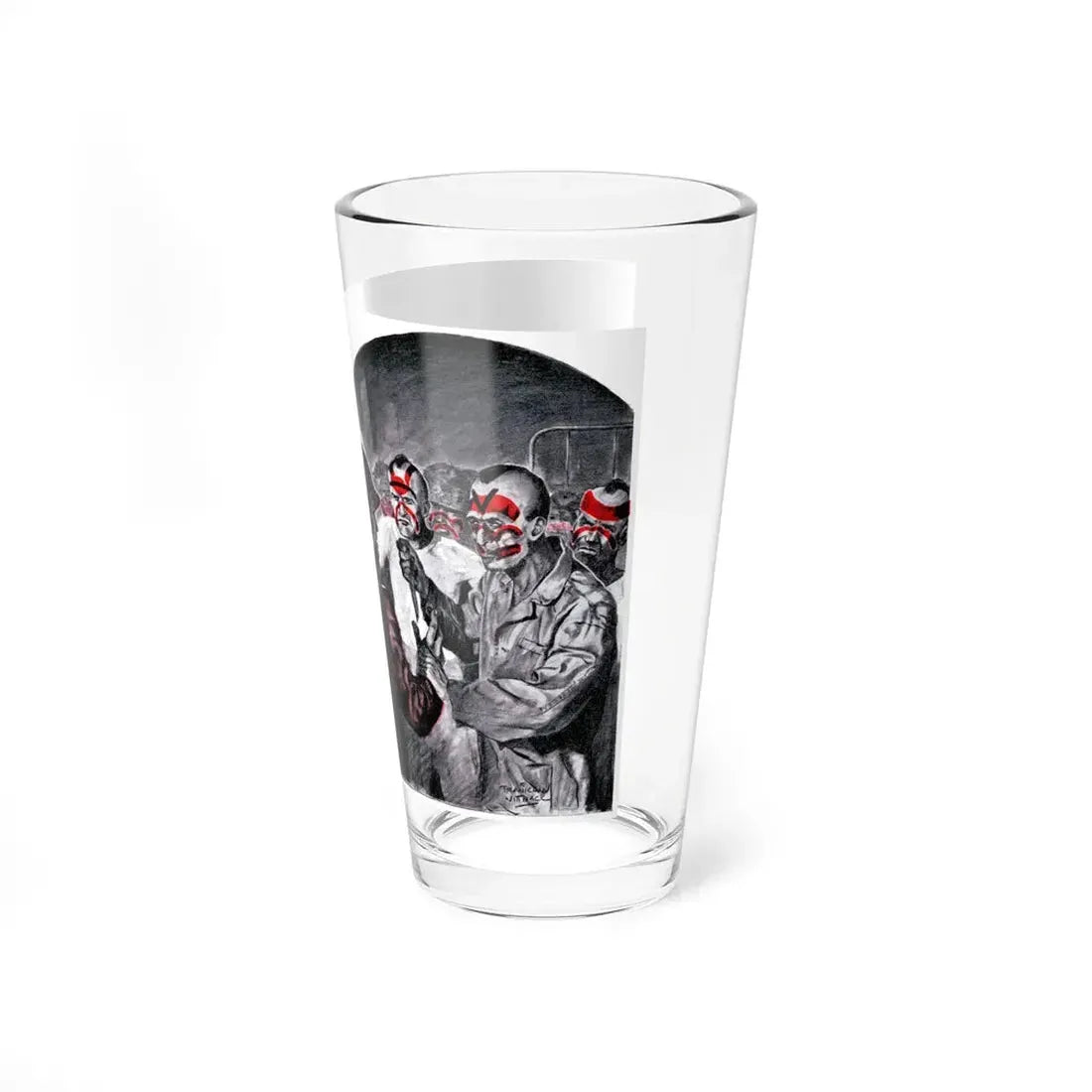 The Filthy Thirteen, True magazine, October 1944 (Magazine Illustration) Pint Glass 16oz - Go Mug Yourself