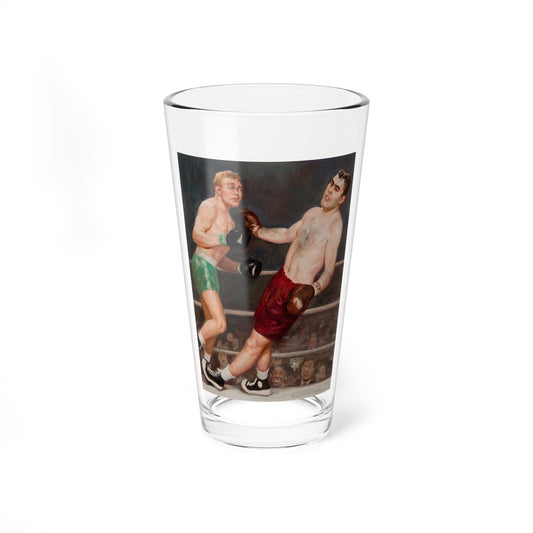 The Final Jab (Magazine Illustration) Pint Glass 16oz-16oz-Go Mug Yourself