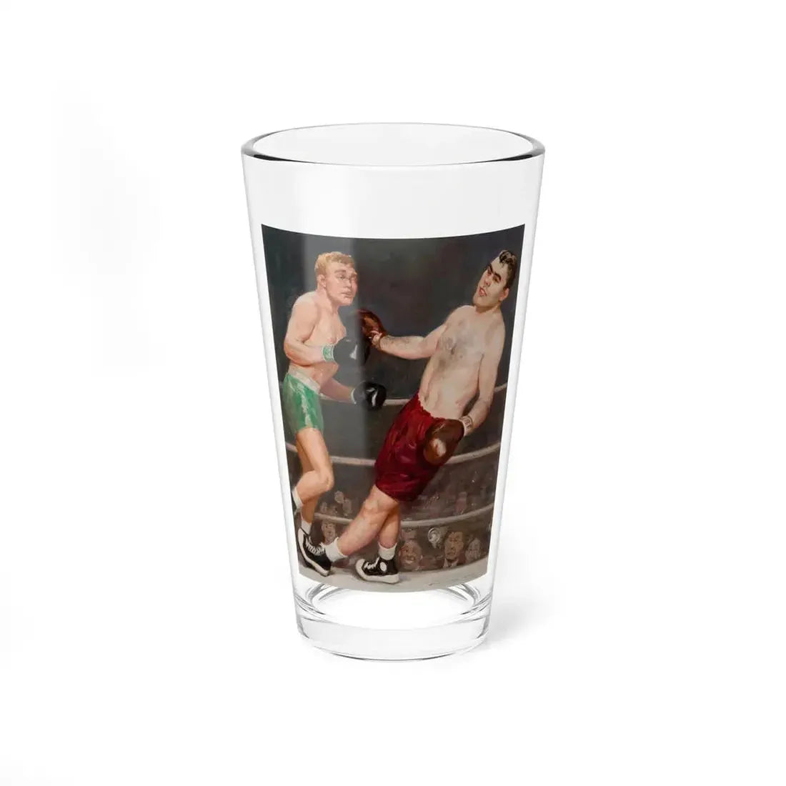 The Final Jab (Magazine Illustration) Pint Glass 16oz 16oz - Go Mug Yourself