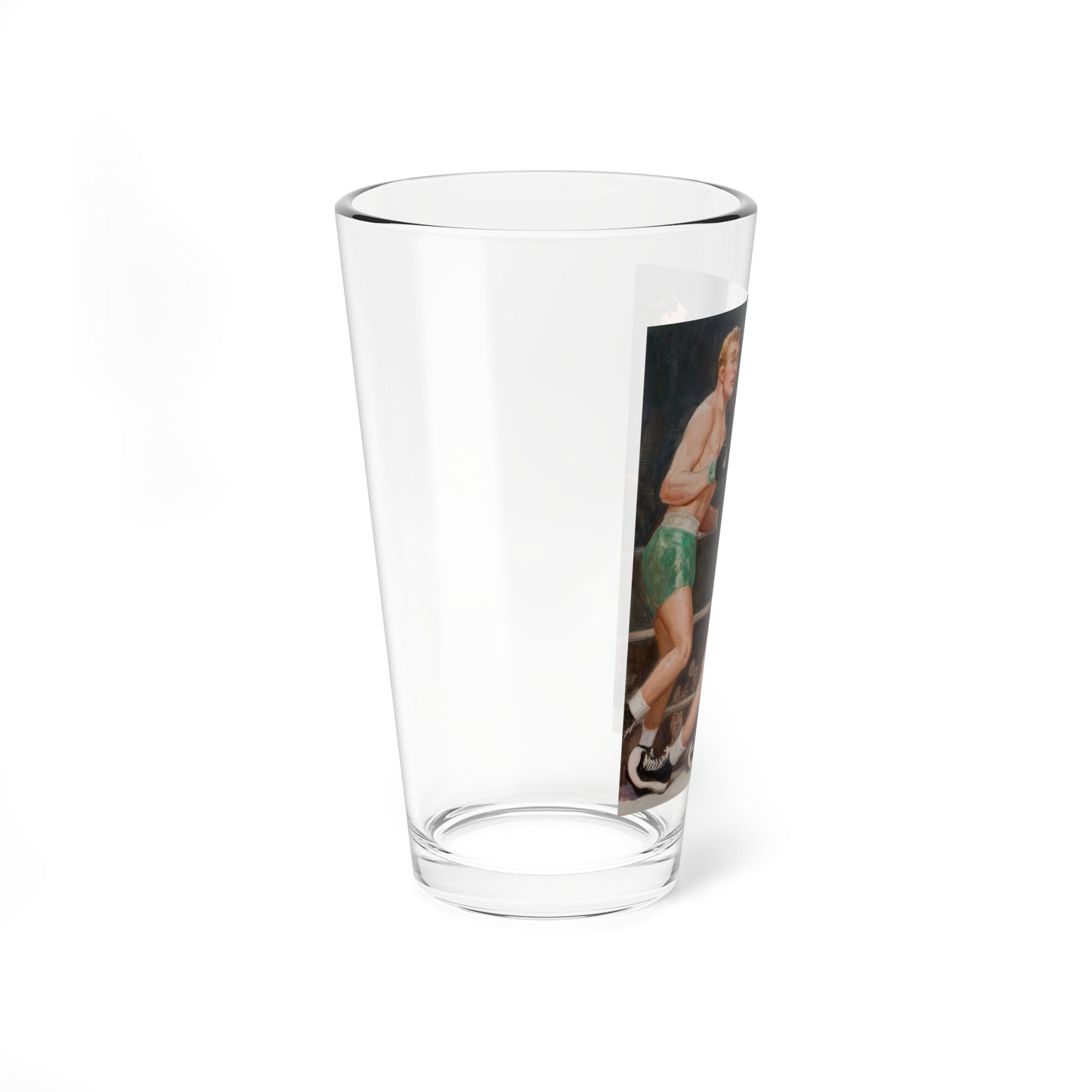 The Final Jab (Magazine Illustration) Pint Glass 16oz-Go Mug Yourself