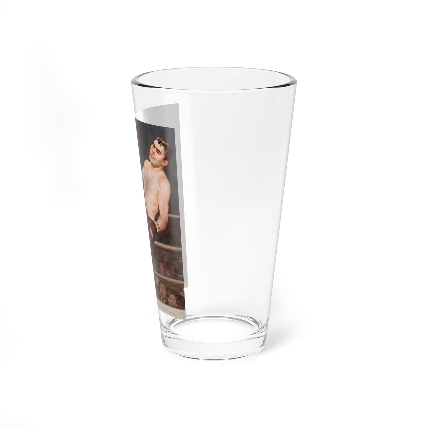 The Final Jab (Magazine Illustration) Pint Glass 16oz-Go Mug Yourself