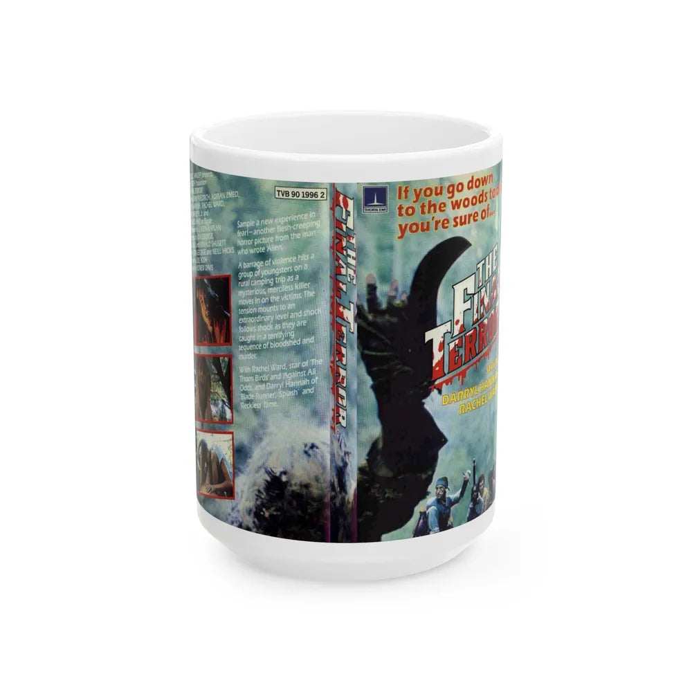 THE FINAL TERROR (VHS COVER) - White Coffee Mug-15oz-Go Mug Yourself