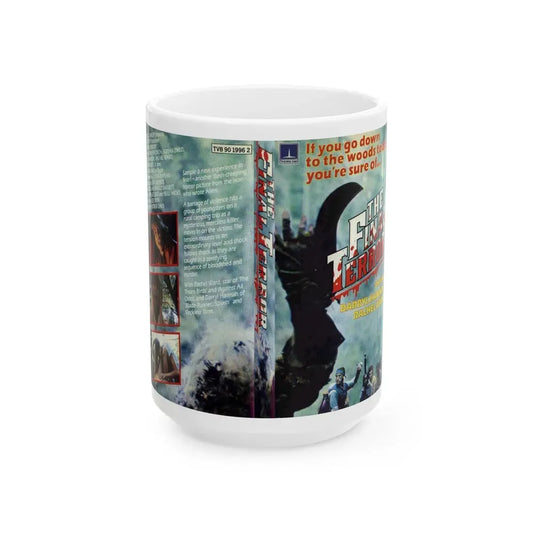 THE FINAL TERROR (VHS COVER) - White Coffee Mug 15oz - Go Mug Yourself