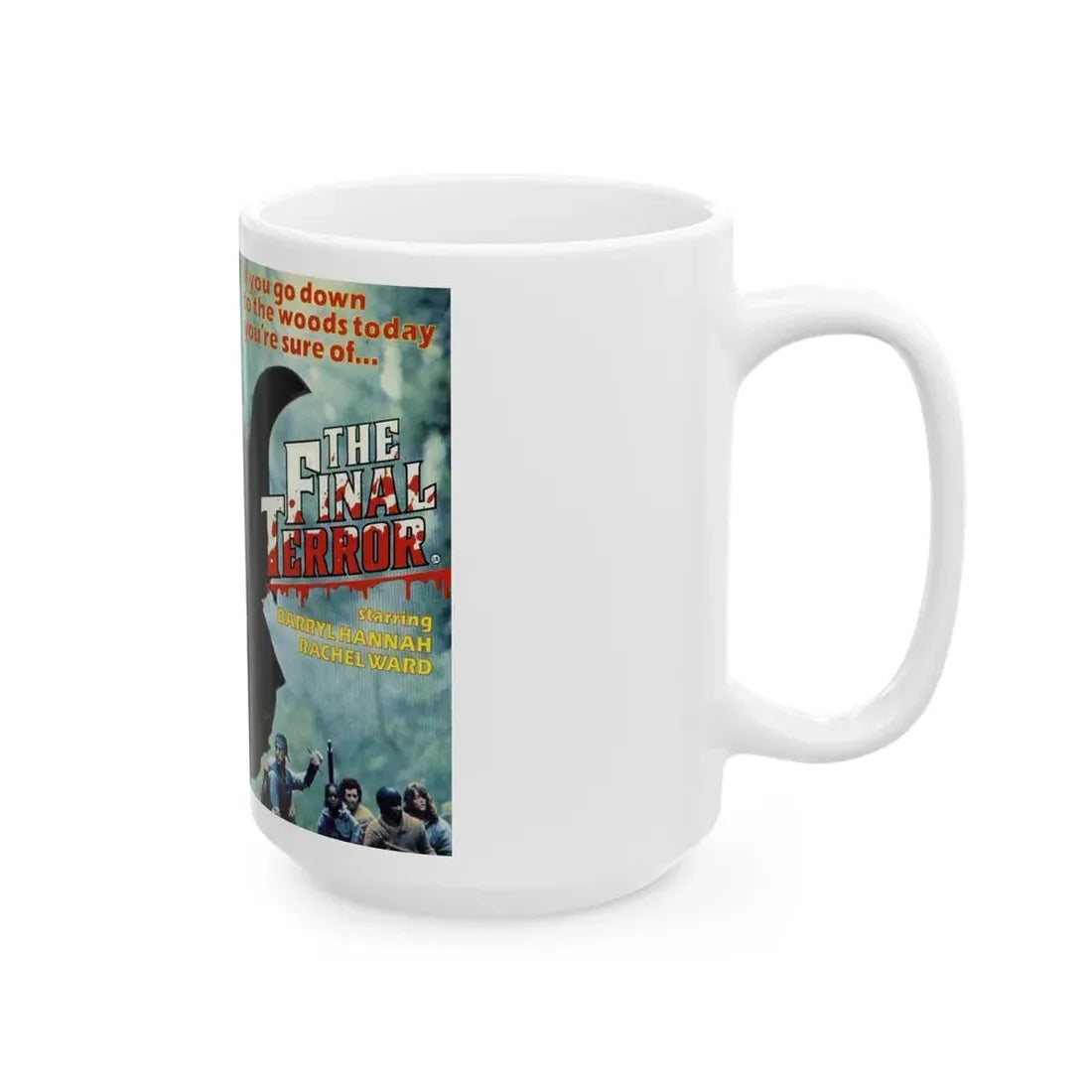 THE FINAL TERROR (VHS COVER) - White Coffee Mug - Go Mug Yourself
