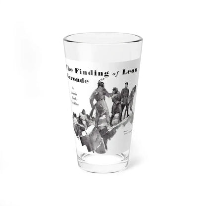 The Finding of Leon Garonde, The American Boy, February 1936 (Magazine Illustration) Pint Glass 16oz 16oz - Go Mug Yourself