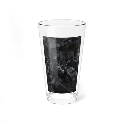 The Firecracker, possible St. Nicolas magazine interior illustration (Magazine Illustration) Pint Glass 16oz 16oz - Go Mug Yourself