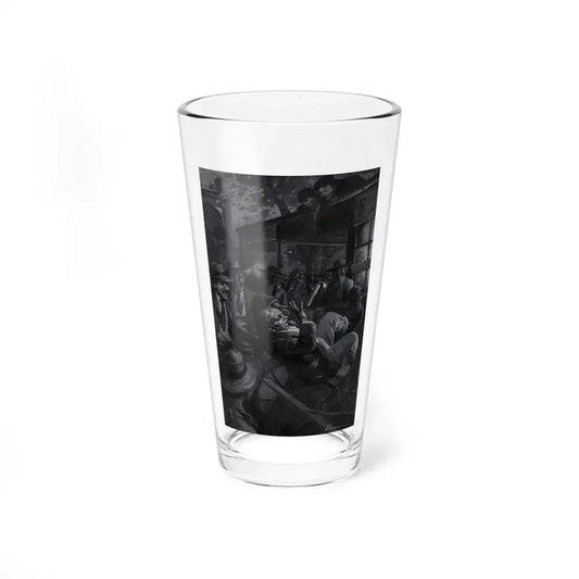 The Firecracker, possible St. Nicolas magazine interior illustration (Magazine Illustration) Pint Glass 16oz 16oz - Go Mug Yourself