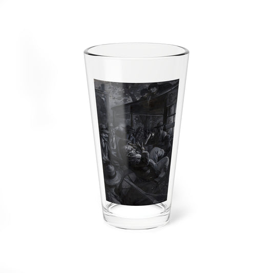 The Firecracker, possible St. Nicolas magazine interior illustration (Magazine Illustration) Pint Glass 16oz-16oz-Go Mug Yourself