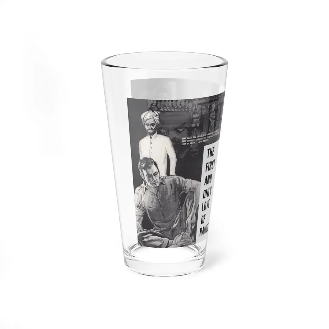 The First And Only Love Of Ramee, Exotic Adventures Vol. 1, No. 3 (1959) (Magazine Illustration) Pint Glass 16oz - Go Mug Yourself