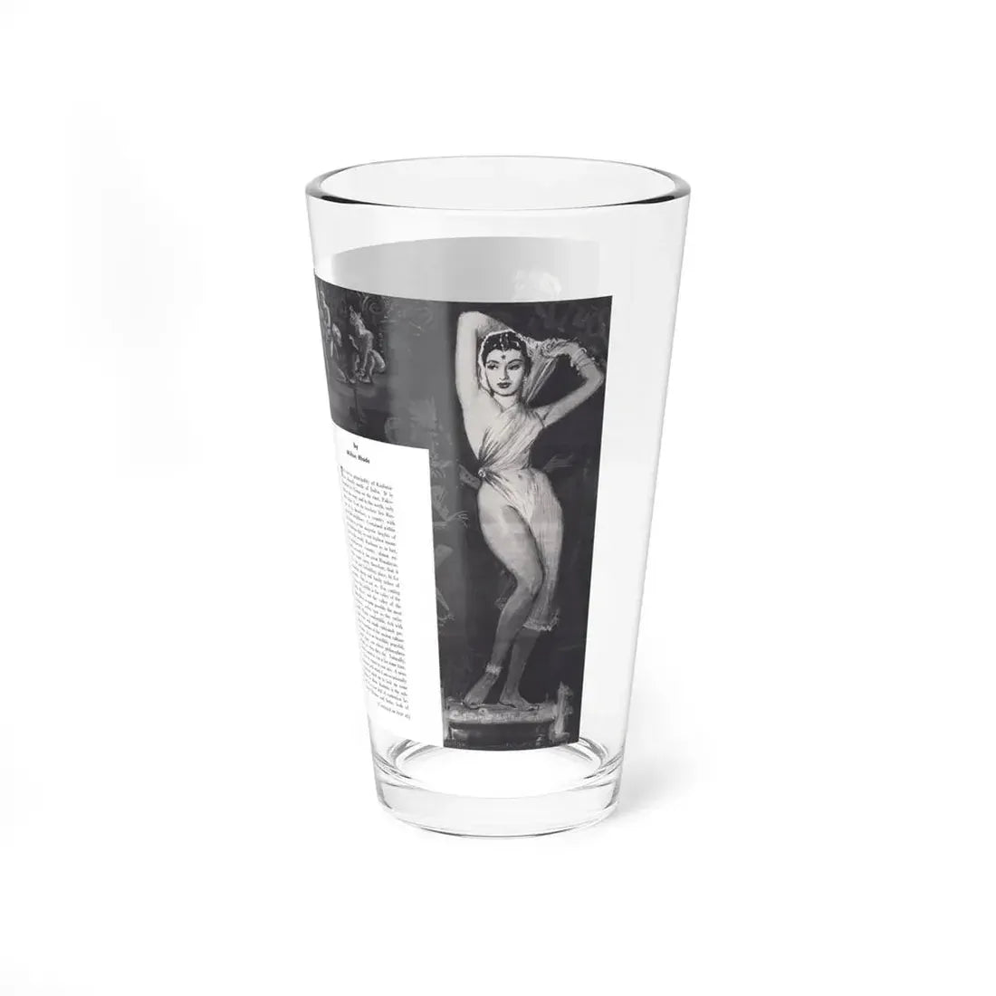 The First And Only Love Of Ramee, Exotic Adventures Vol. 1, No. 3 (1959) (Magazine Illustration) Pint Glass 16oz - Go Mug Yourself