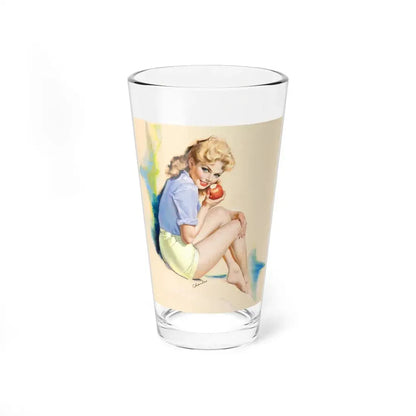 The First Bite - Pint Glass 16oz 16oz - Go Mug Yourself