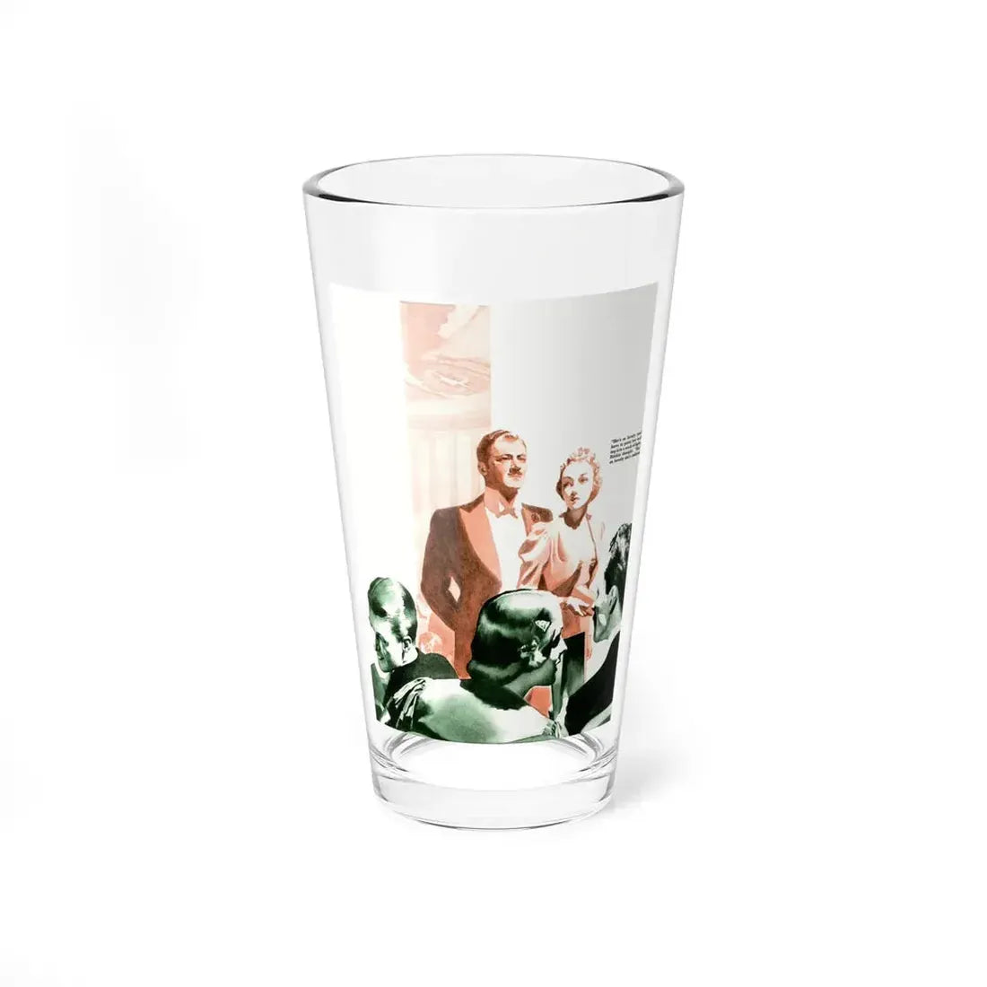 The First Mrs. Baker, 1937 (Magazine Illustration) Pint Glass 16oz 16oz - Go Mug Yourself