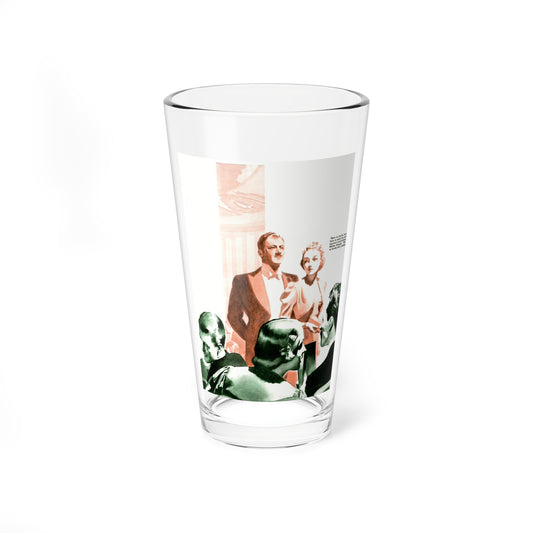 The First Mrs. Baker, 1937 (Magazine Illustration) Pint Glass 16oz-16oz-Go Mug Yourself