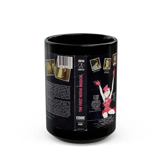 THE FIRST NUDIE MUSICAL (VHS COVER) - Black Coffee Mug 15oz - Go Mug Yourself