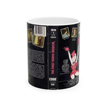 THE FIRST NUDIE MUSICAL (VHS COVER) - White Coffee Mug 11oz - Go Mug Yourself