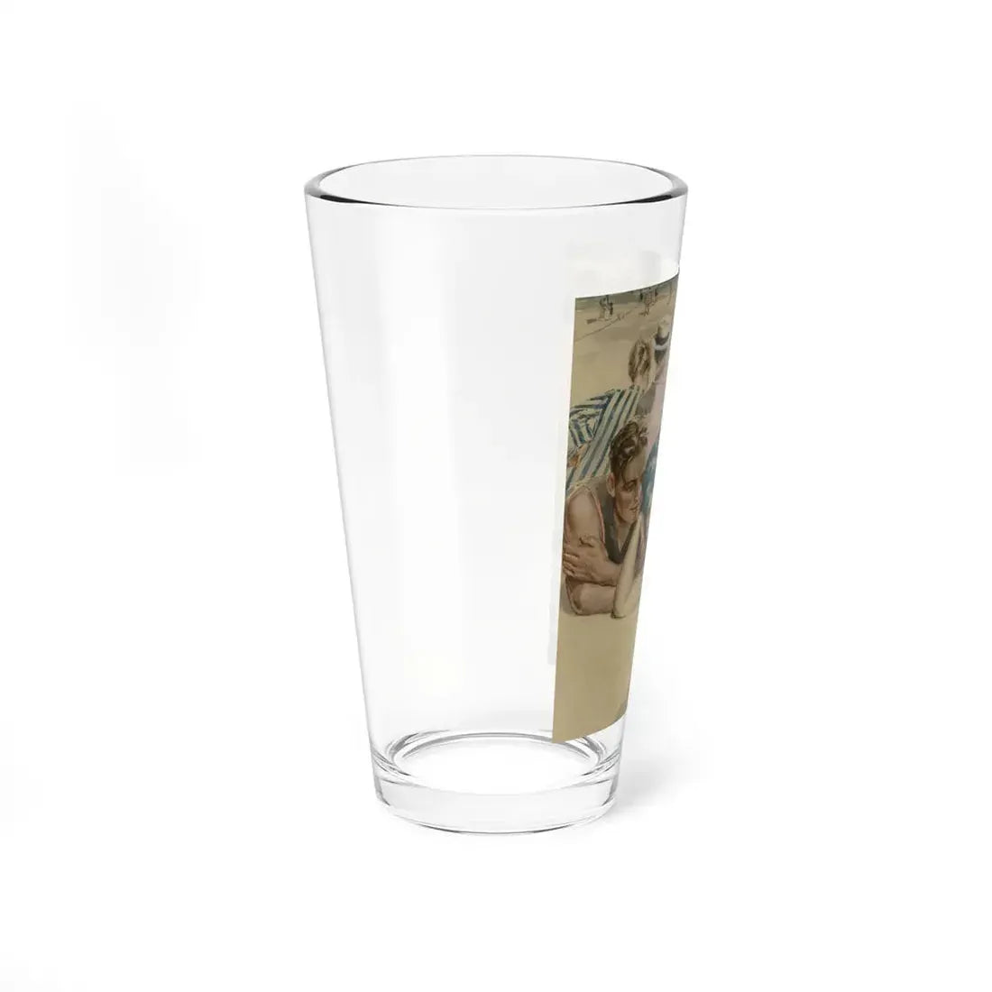 The First Pebble, American Sunday Magazine cover, 1915 (Magazine Illustration) Pint Glass 16oz - Go Mug Yourself