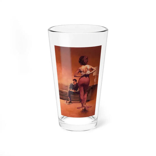 The First Quarry, Hard Case Crime paperback cover, 2008 - Pint Glass 16oz 16oz - Go Mug Yourself