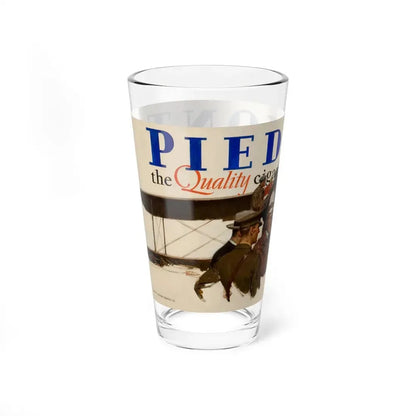 The First Thing they Ask For, Piedmont Cigarettes advertisement (Magazine Illustration) Pint Glass 16oz - Go Mug Yourself