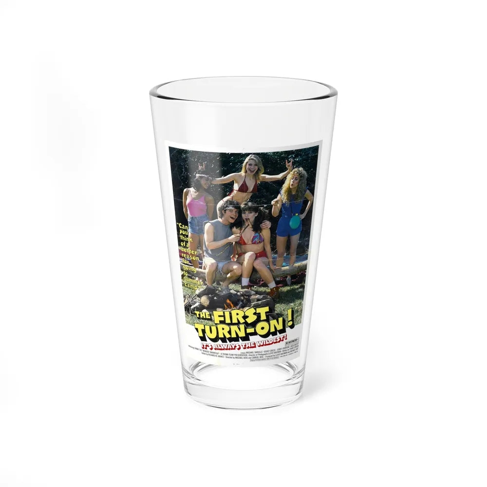 THE FIRST TURN-ON 1983 Movie Poster - Pint Glass 16oz-16oz-Go Mug Yourself